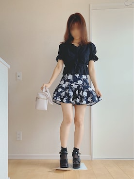 「axes femme POETIQUE（アクシーズファムポエティック）のアイテム（トップス）」を使った、そっちゃんさん（レディース・163cm）の春コーディネート