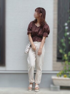 そっちゃんさん（レディース・163cm）の夏コーディネート