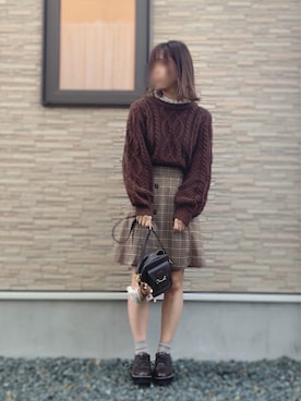 「apres jour（アプレジュール）のアイテム（その他シューズ）」を使った、そっちゃんさん（レディース・163cm）の春コーディネート