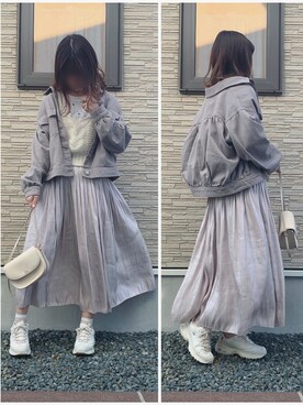 そっちゃんさん（レディース・163cm）の春コーディネート