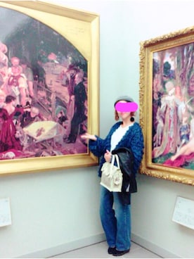 「大塚国際美術館」｜おーてぃんさん（レディース・163cm）の冬コーディネート