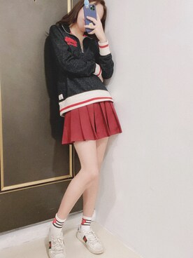 「Roots Canadaのアイテム（トップス）」を使った、아브이阿Vさん（レディース・170cm）の春コーディネート