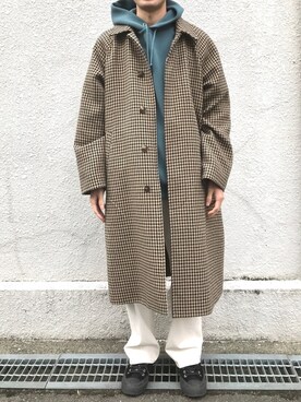 「N.HOOLYWOOD」｜「アイテム（ブルゾン）」を使った、piraさん（メンズ・167cm）の冬コーディネート