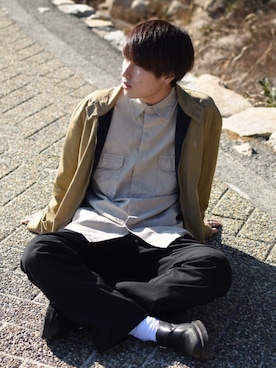 「BRUNO（ブルーノ）のアイテム」を使った、りゅうさん（メンズ・175cm）の冬コーディネート