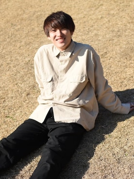 「BRUNO（ブルーノ）のアイテム」を使った、りゅうさん（メンズ・175cm）の冬コーディネート