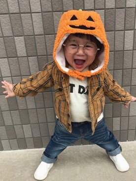 「#秋服」｜na88gdさん（キッズ・80cm）の秋コーディネート