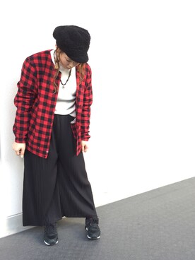 ふじっこ。さん（レディース・160cm）の冬コーディネート