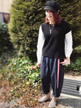 ふじっこ。さん(レディース・160cm)の春コーディネート