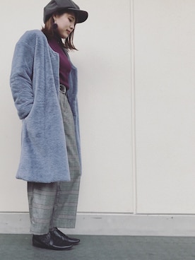 ふじっこ。さん（レディース・160cm）の秋コーディネート