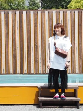 ふじっこ。さん（レディース・160cm）の夏コーディネート