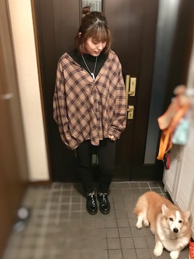 ふじっこ。さん（レディース・160cm）の秋コーディネート