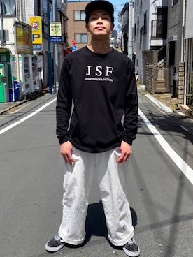 「SPOC STORE（スポックストア）のアイテム」を使った、RYOさん（メンズ・168cm）の春コーディネート