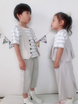 れいさん（キッズ・104cm）の夏コーディネート