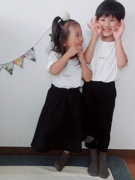 れいさん（キッズ・110cm）の夏コーディネート