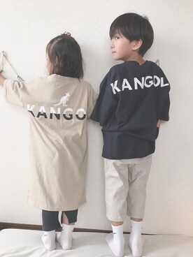 「Right-on（ライトオン）のアイテム（ワンピース/ドレス）」を使った、れいさん（キッズ・110cm）の夏コーディネート