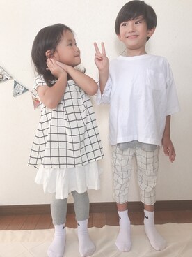 れいさん（キッズ・110cm）の夏コーディネート