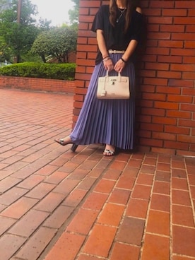 「PT（ピーティ）のアイテム（ブレスレット）」を使った、yumi✨さん（レディース・154cm）の夏コーディネート