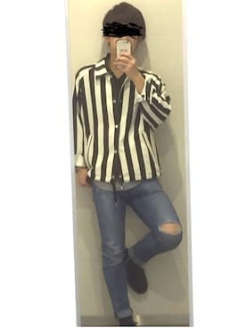 「chaopanic」｜「アイテム（ブルゾン）」を使った、優太さん（メンズ・172cm）の春コーディネート