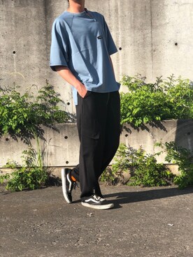 「SYU.HOMME/FEMM（シュウ）のアイテム」を使った、ーさん（メンズ・182cm）の春コーディネート