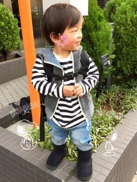 「Alba babY（アルバベイビー）のアイテム」を使った、☆RandM☆さん（キッズ・80cm）の春コーディネート