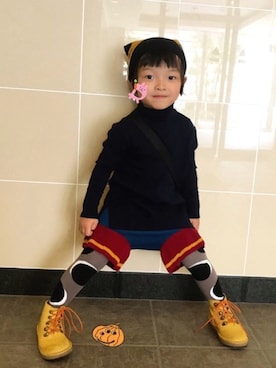 「オシャレパッソ」｜☆RandM☆さん（キッズ・90cm）の秋コーディネート