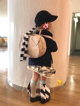 「UJU（ウジュ）のアイテム」を使った、☆RandM☆さん（キッズ・100cm）の夏コーディネート