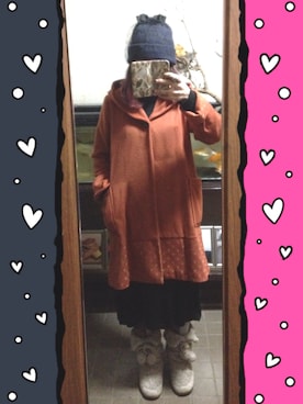 「ふりふ（フリフ）のアイテム（ワンピース）」を使った、Ai♡myさん（レディース・160cm）の冬コーディネート