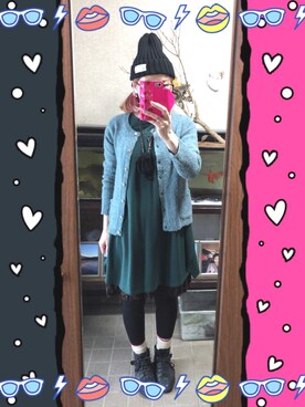 「ふりふ（フリフ）のアイテム（ワンピース）」を使った、Ai♡myさん（レディース・160cm）の春コーディネート