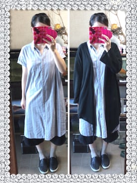 「ECCO」｜「アイテム（スリッポン）」を使った、Ai♡myさん（レディース・160cm）の夏コーディネート