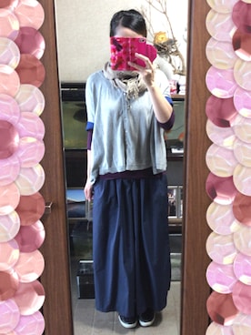 「ECCO」｜「アイテム（スリッポン）」を使った、Ai♡myさん（レディース・160cm）の夏コーディネート