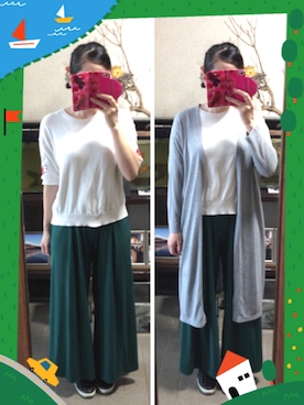 「ECCO」｜「アイテム（スリッポン）」を使った、Ai♡myさん（レディース・160cm）の秋コーディネート