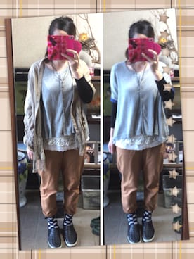 「ECCO」｜「アイテム（スリッポン）」を使った、Ai♡myさん（レディース・160cm）の秋コーディネート