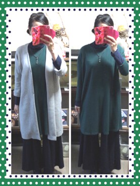 「ふりふ（フリフ）のアイテム（ワンピース）」を使った、Ai♡myさん（レディース・160cm）の秋コーディネート