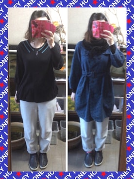 「ECCO」｜「アイテム（ジャケット/アウター）」を使った、Ai♡myさん（レディース・160cm）の春コーディネート