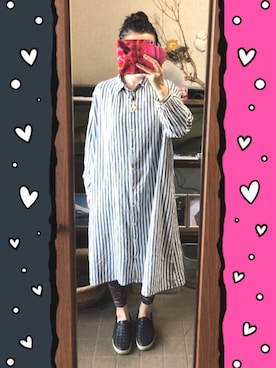 「ECCO」｜「アイテム（スリッポン）」を使った、Ai♡myさん（レディース・160cm）の春コーディネート