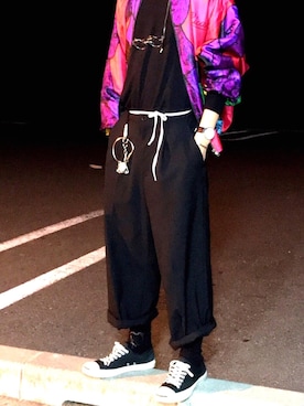 「Daniel Wellington（ダニエルウェリントン）の販売終了クラシックペティット アッシュフィールド32mm（アナログ腕時計）」を使った、Yさん（メンズ・169cm）の夏コーディネート