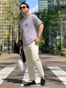 「green label relaxing（グリーンレーベルリラクシング）の[ア・ラ・マルヴァ] A.la Malva FFC ドロスト 2WAY バッグ（ショルダーバッグ）」を使った、oono_yさん（メンズ・172cm）の春コーディネート