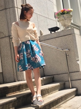 「snidel」｜SNIDEL_official_snapさん（レディース・160cm）の夏コーディネート