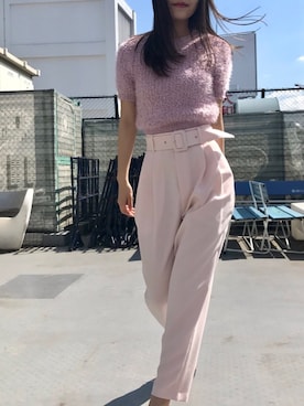 「snidel」｜SNIDEL_official_snapさん（レディース・160cm）の夏コーディネート