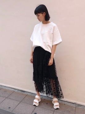 SNIDEL_official_snapさん（レディース・160cm）の夏コーディネート