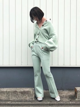 「ラメパンプス」｜SNIDEL_official_snapさん（レディース・160cm）の秋コーディネート