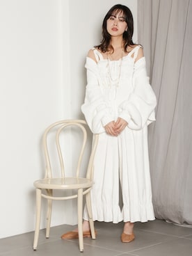 「春カーディガン」｜SNIDEL_official_snapさん（レディース・163cm）の春コーディネート