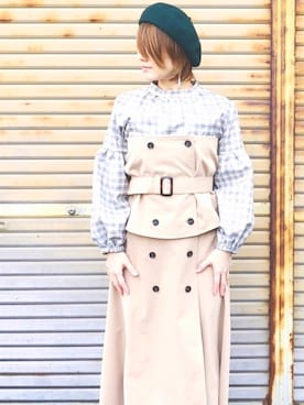 「ビスチェコーデ」｜Chieさん（レディース・162cm）の春コーディネート