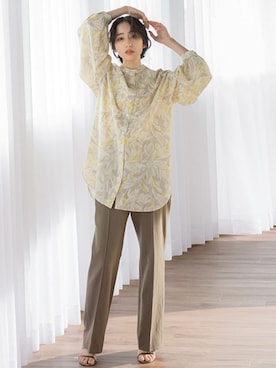「Droite lautreamont（ドロワットロートレアモン）のアイテム」を使った、droite_zozoさん（レディース・160cm）の春コーディネート