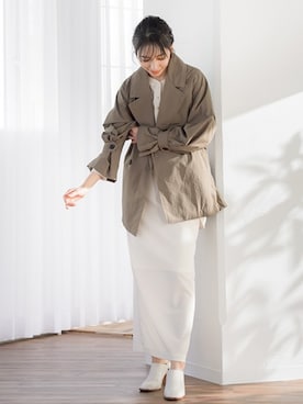 「Droite lautreamont（ドロワットロートレアモン）のアイテム」を使った、droite_zozoさん（レディース・160cm）の春コーディネート