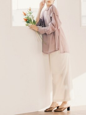 「Droite lautreamont（ドロワットロートレアモン）のアイテム」を使った、droite_zozoさん（レディース・160cm）の春コーディネート