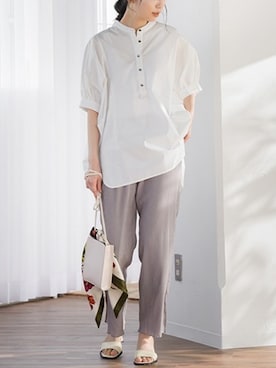 「Droite lautreamont（ドロワットロートレアモン）のアイテム」を使った、droite_zozoさん（レディース・160cm）の春コーディネート