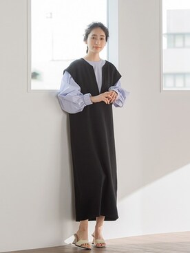 「Droite lautreamont（ドロワットロートレアモン）のアイテム」を使った、droite_zozoさん（レディース・160cm）の春コーディネート
