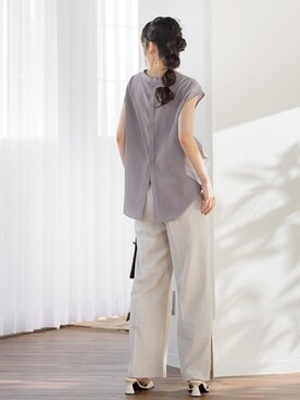 「Droite lautreamont（ドロワットロートレアモン）のアイテム」を使った、droite_zozoさん（レディース・160cm）の夏コーディネート