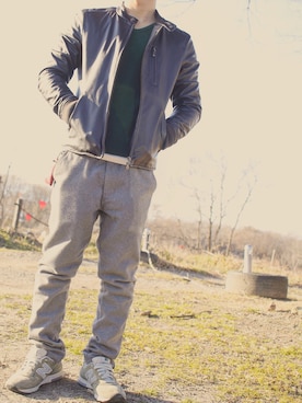 h1xxさん（メンズ・165cm）の冬コーディネート